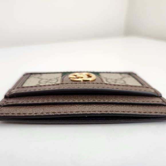 New Gucci Ophidia Card Case- Brown - Picture 4 of 6